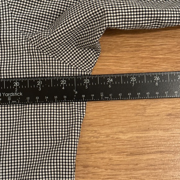 RALPH LAUREN Shirt Men's Black Large Custom Fit Lightweight Gingham Check Preppy - Picture 4 of 7